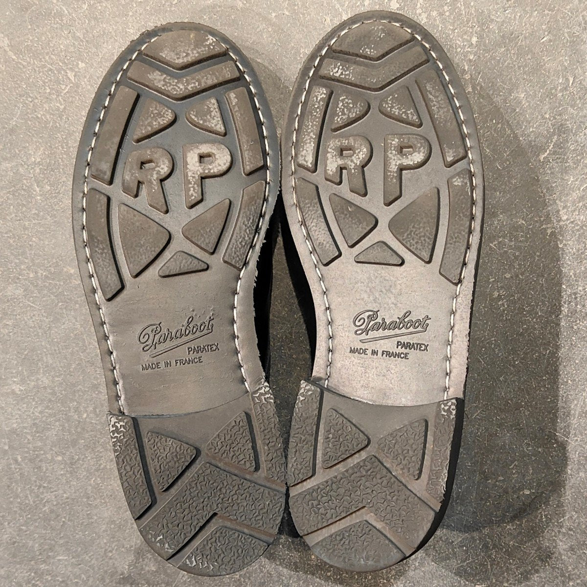 希少 極美品【Paraboot】パラブーツ エディフィス別注 シャンボード Uチップ カーフ ブラック サイズ UK6.5 参考定価￥96,800-