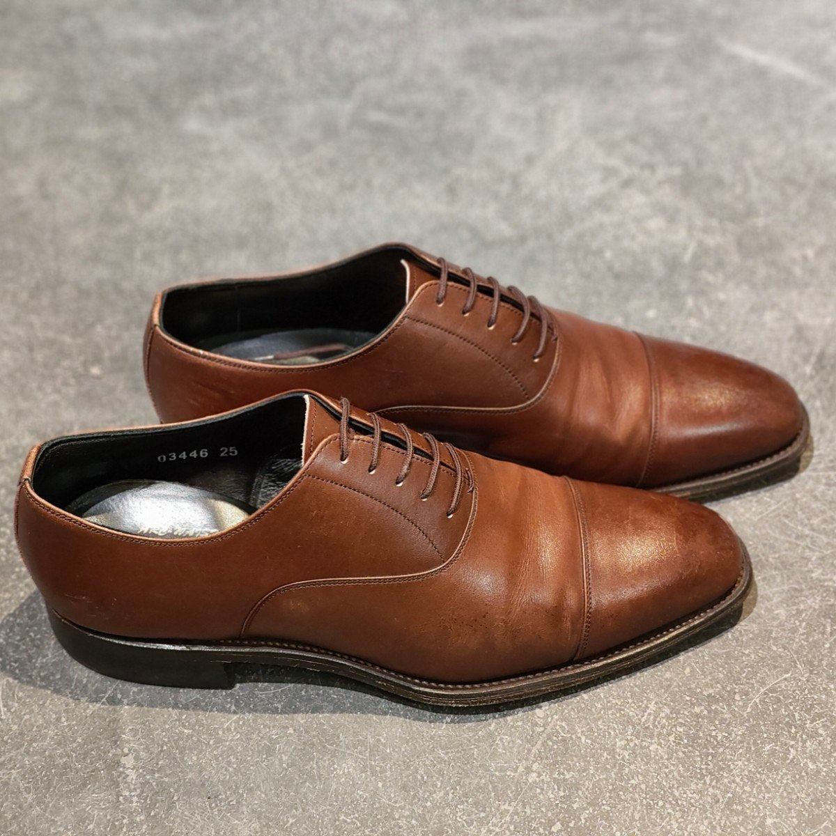 SCOTCH GRAIN】スコッチグレイン 03446 ストレートチップ カーフ