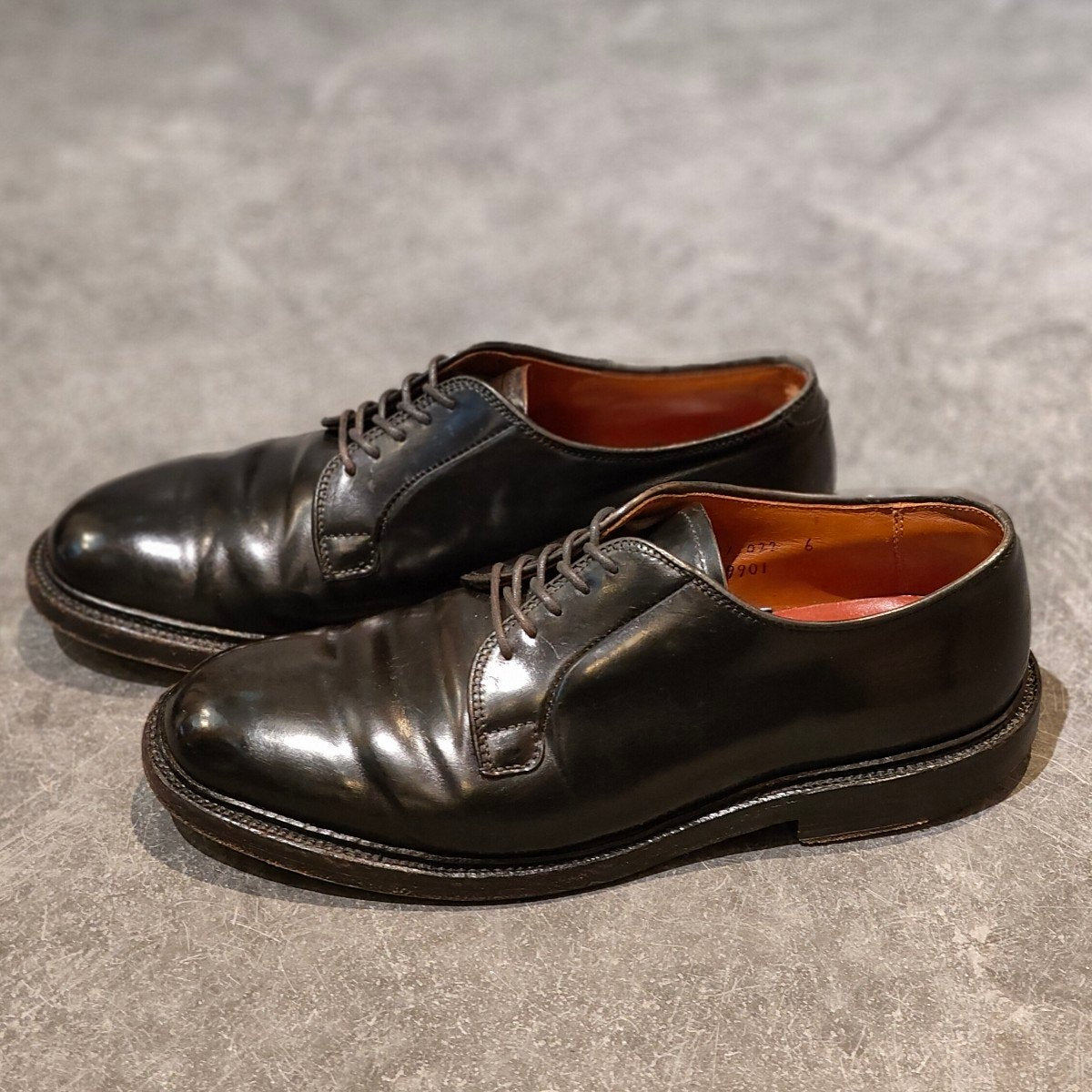 【ALDEN】オールデン 9901 プレーントゥ コードバン ブラック サイズ US9D バリーラスト 参考定価￥220,000-