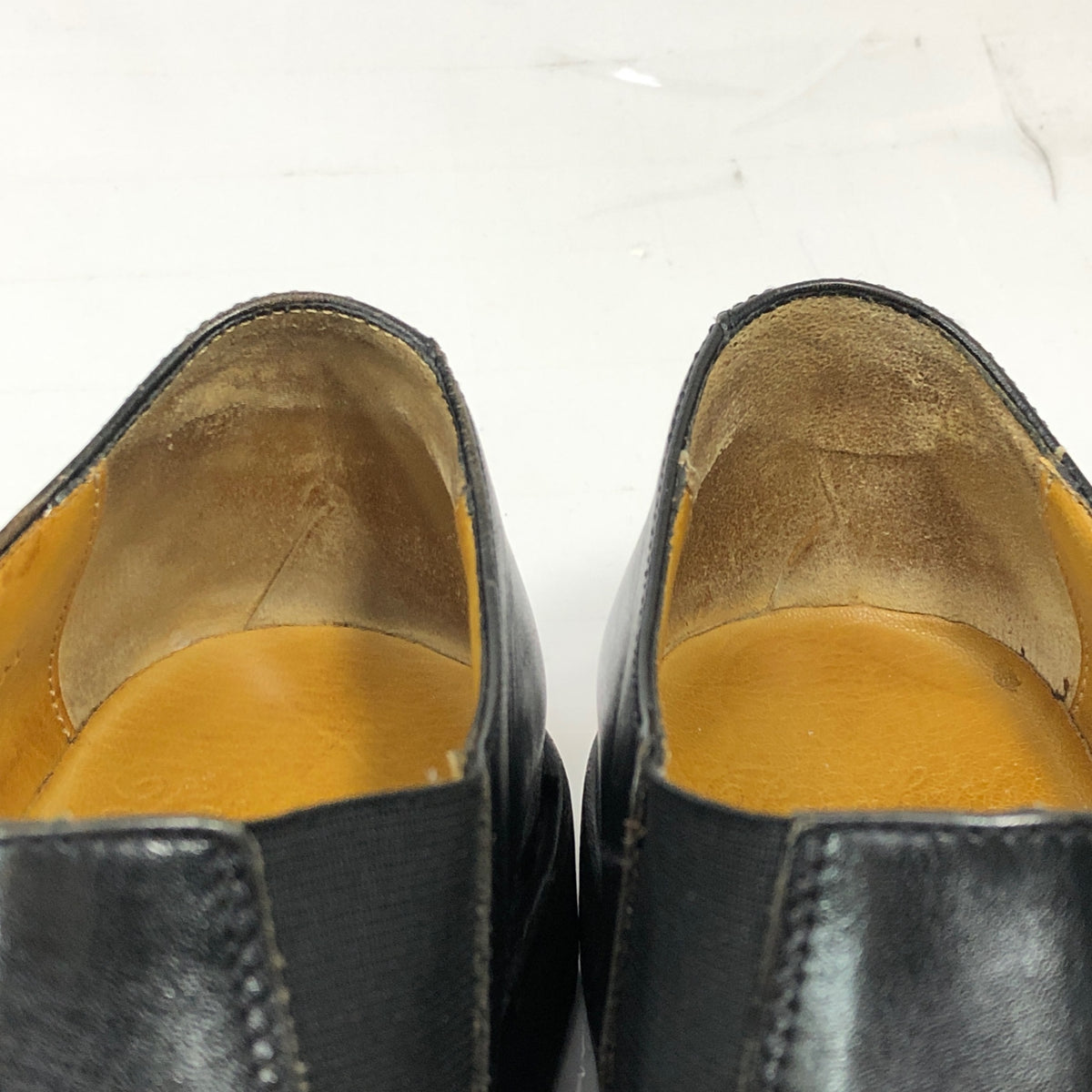 【Paraboot】パラブーツ レザーシューズ フォトン サイドエラ ブラック サイズUK6.5 メンズ