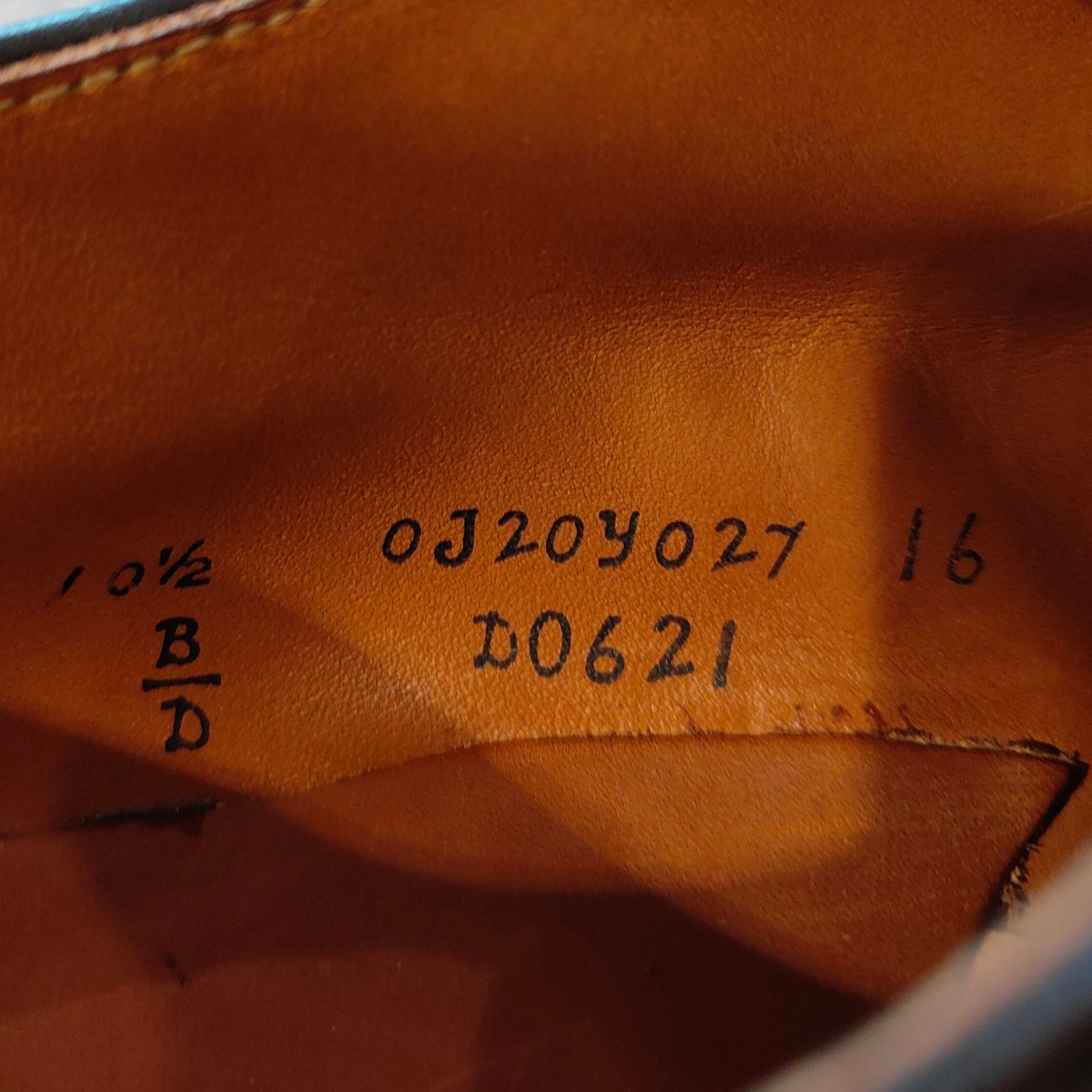 希少 未使用【ALDEN】オールデン モールデッドシュー別注 D0621 Vチップ コードバン シガー サイズUS10.5D モディファイドラスト