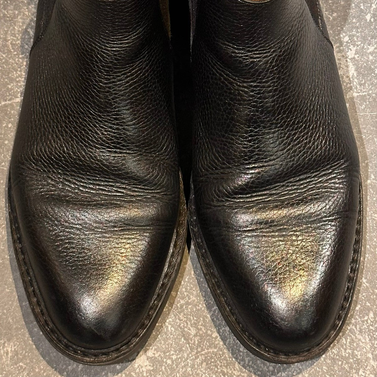 【Paraboot】パラブーツ シャンフォート サイドゴアブーツ グレインレザー ブラック サイズUK6.5