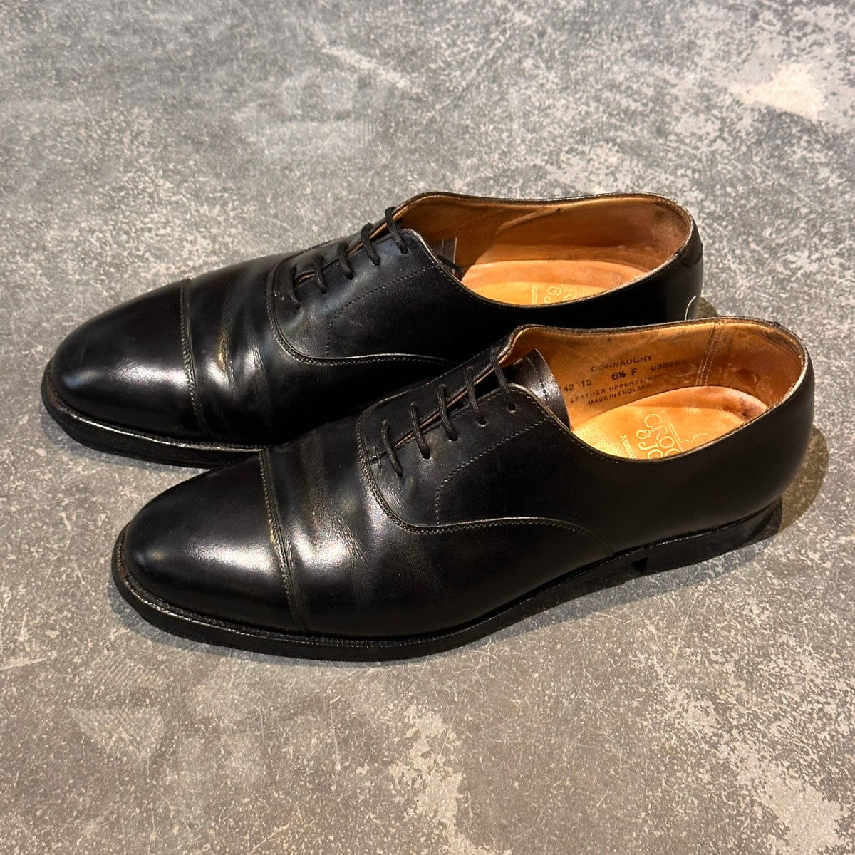 CROCKETT&JONES】クロケット&ジョーンズ コノート カーフ ブラック