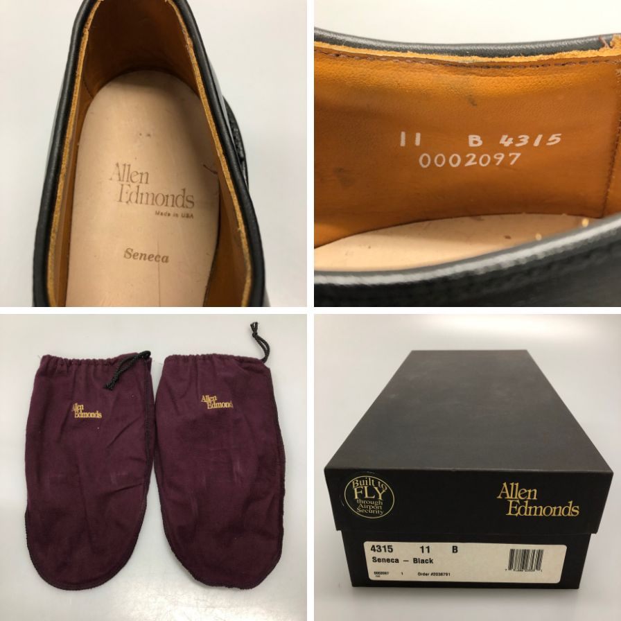 【Allen Edmonds】アレンエドモンズ  ビジネスシューズ  ブラック（黒） サイズ 11 ラスト