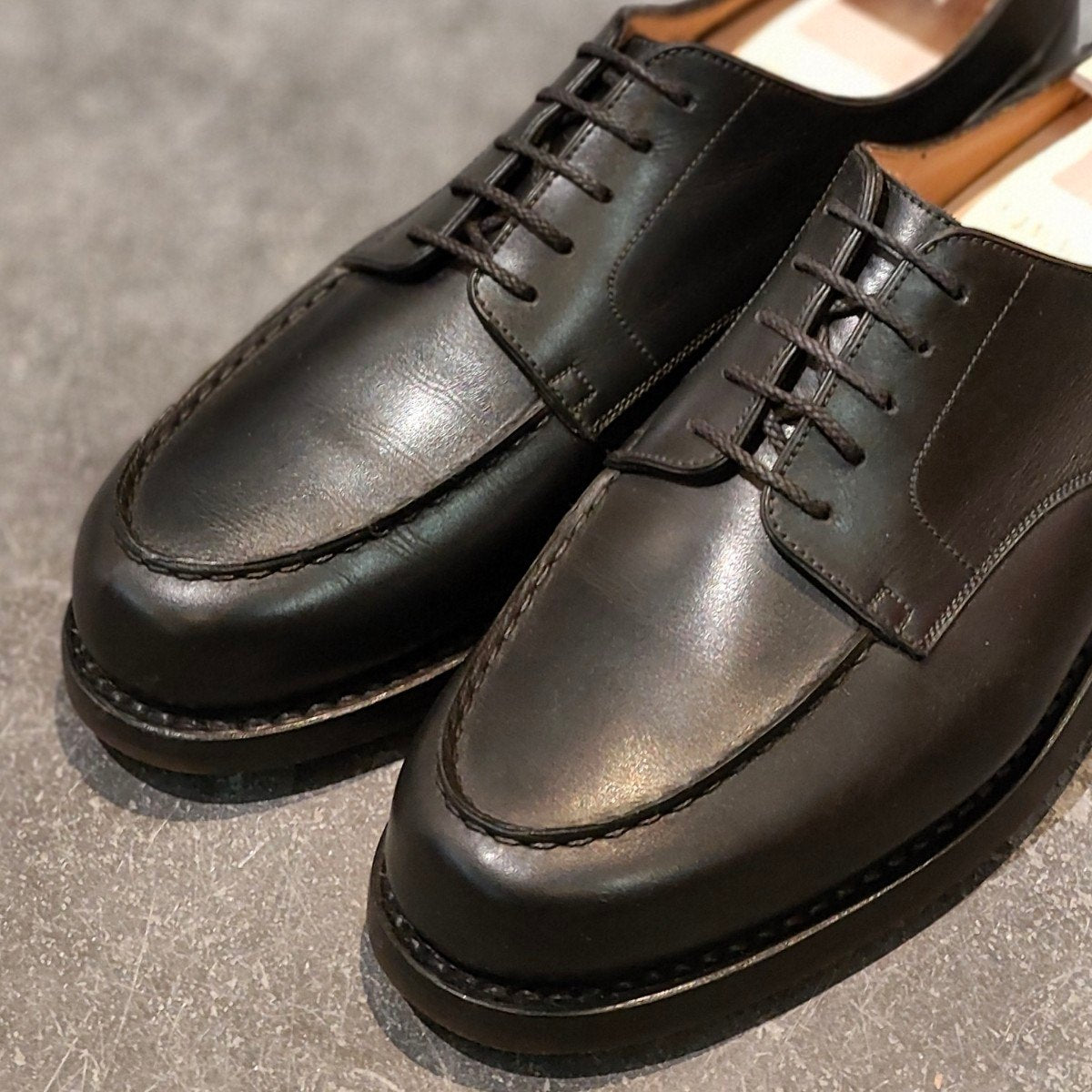 極美品 【J.M.WESTON】ジェイエムウエストン 641 ゴルフ Uチップ ボックスカーフ ブラック サイズ UK5.5D 31ラスト 参考定価￥176,000-