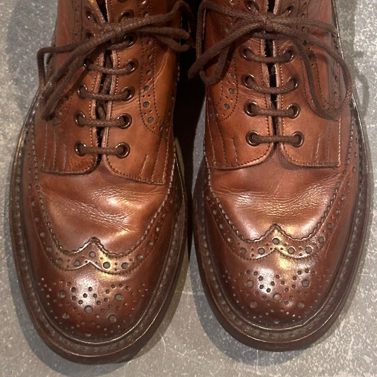 【Tricker’s】トリッカーズ M2508 カントリーブーツ カーフ ダークブラウン サイズUK6