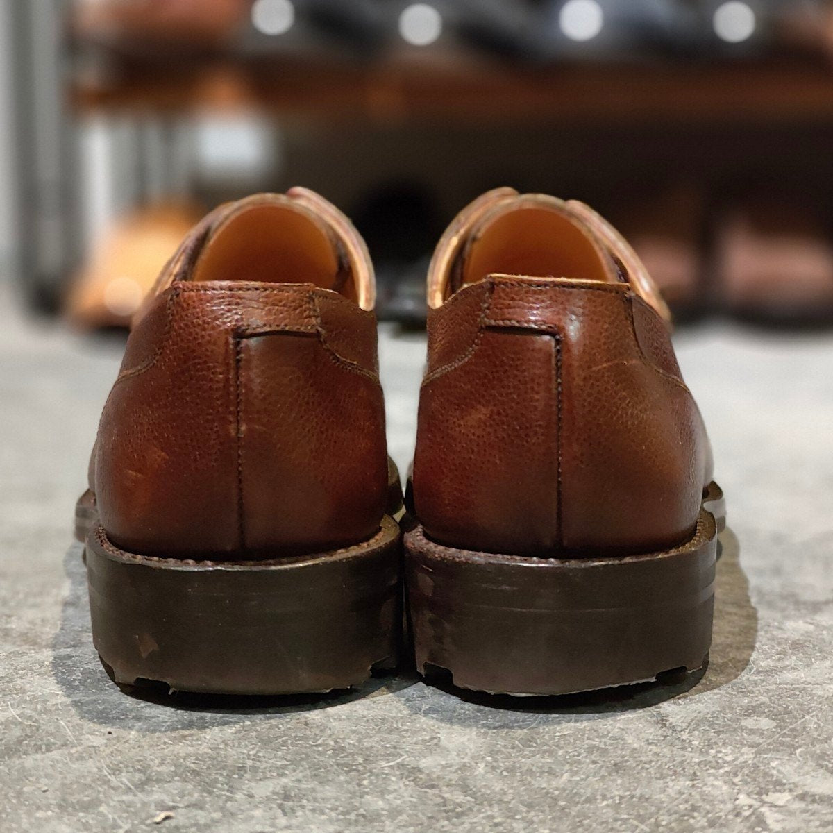 【CROCKETT&JONES】クロケット&ジョーンズ ダラム3 Uチップ グレインレザー ブラン サイズUK7E 375ラスト