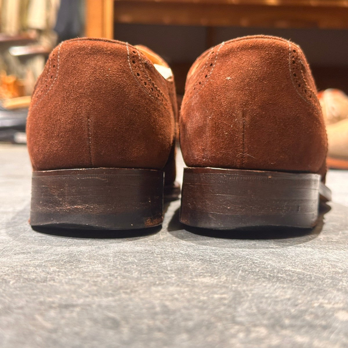 【オンライン限定】【GRENSON】グレンソン 6381 フルブローグ スエード サイズUK6.5F