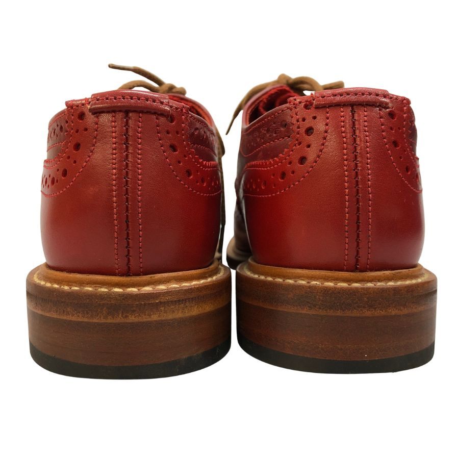 【Tricker’s】トリッカーズ L5633 カントリーシューズ カーフ スエード レッド UK4ハーフ