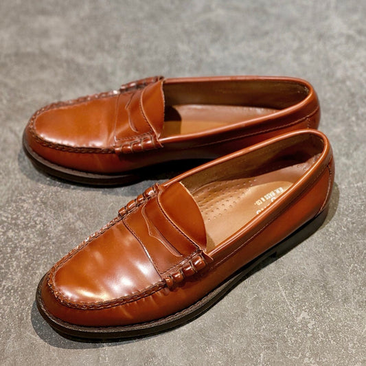 美品【G.H.Bass&Co.】ジーエイチバス ローファー ラーソン ブラウン サイズUS6.5