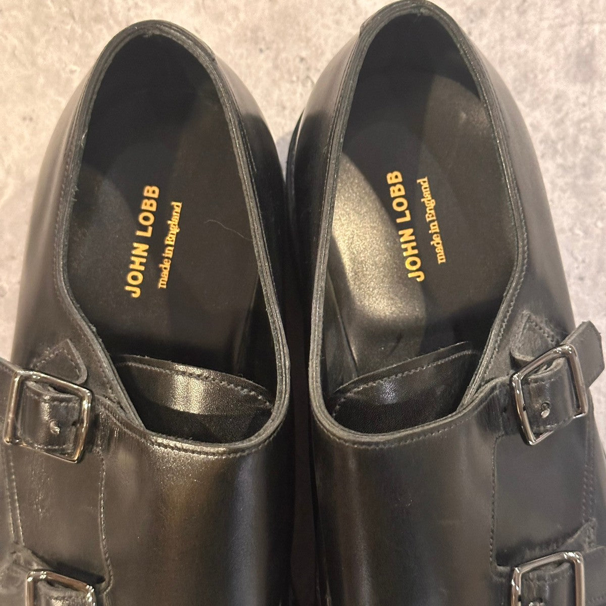 【オンライン限定】未使用品【JOHN LOBB】ジョンロブ ウィリアム ダブルモンク カーフ ブラック サイズUK7