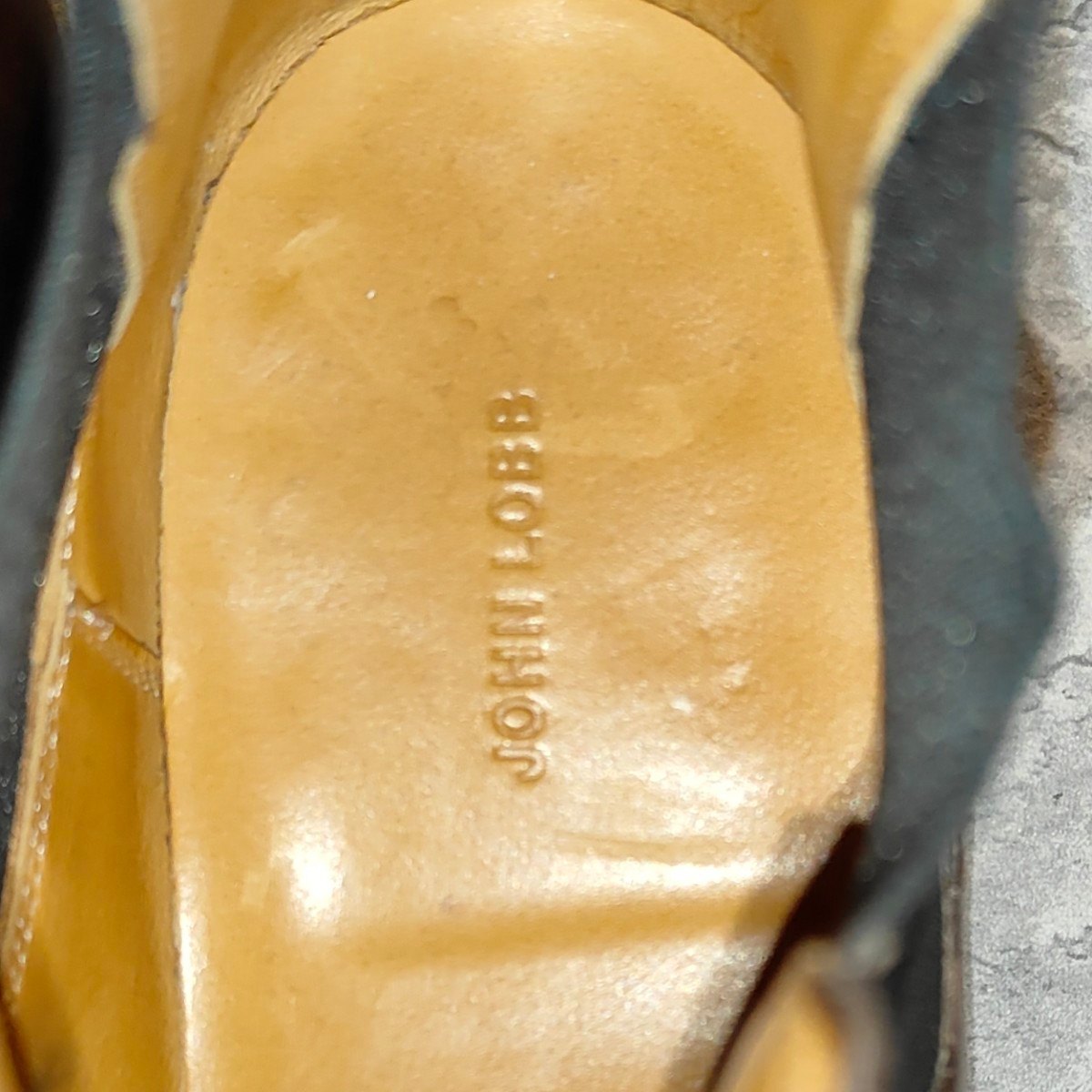 使用数回【JOHN LOBB】ジョンロブ ローリー サイドゴアブーツ ミュージアムカーフ ブラウン サイズUK7.5E 8695ラスト 参考定価￥399,300-