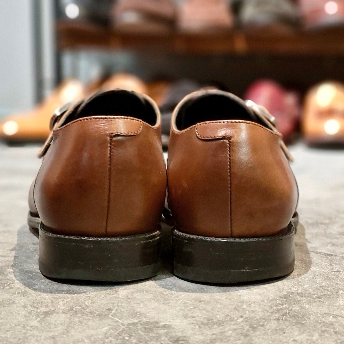 極美品【J.M.WESTON】ジェイエムウエストン 379 シングルモンク カーフ