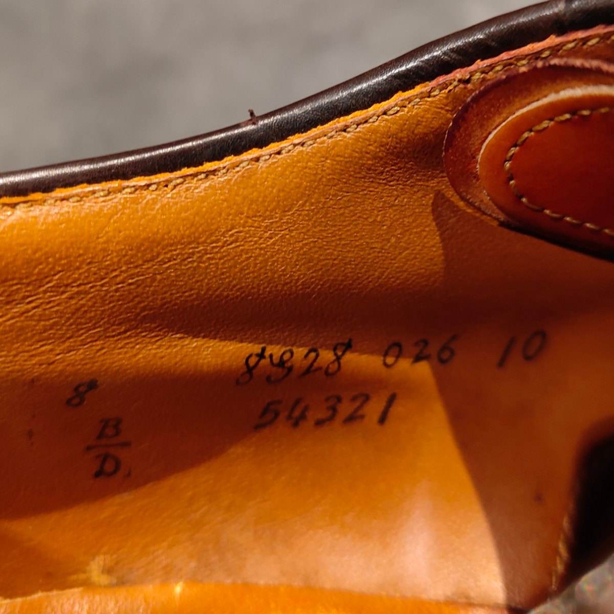 【ALDEN】オールデン 54321 Vチップ コードバン ダークバーガンディ US8D モディファイドラスト 参考定価￥217,800-