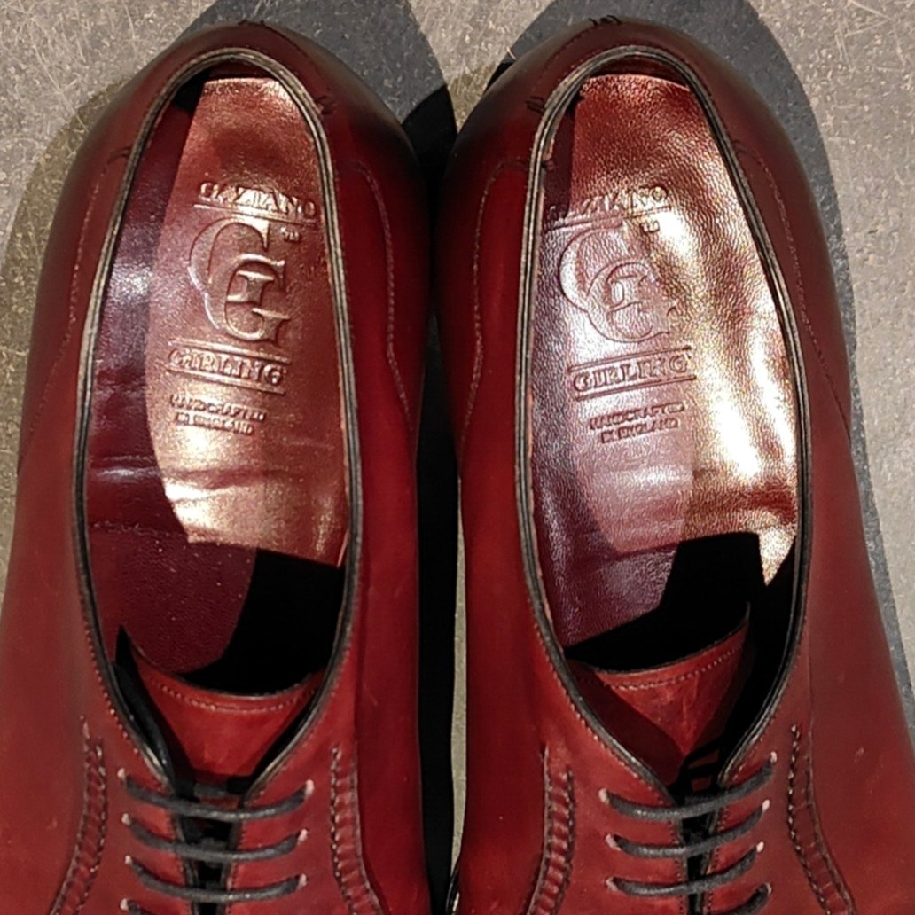 極美品【GAZIANO&GIRLING】ガジアーノ&ガーリング ウエストバリー  ウイングチップ バーガンディ サイズ UK8E TG73ラスト
