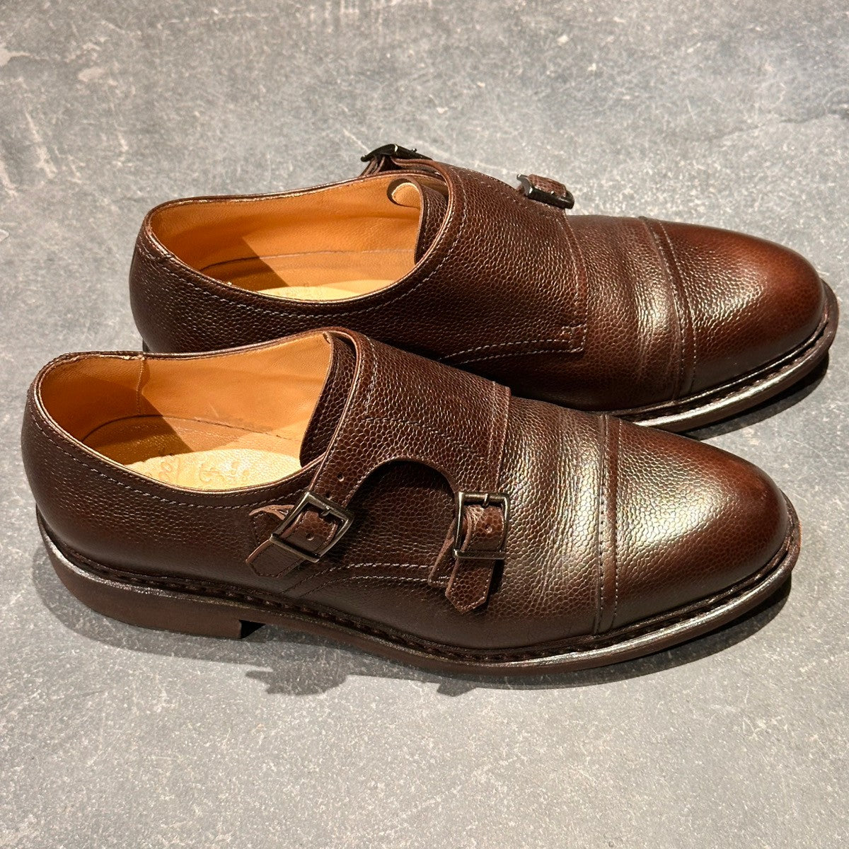 Paraboot】パラブーツ ポー ダブルモンク ビームス別注 グレインレザー
