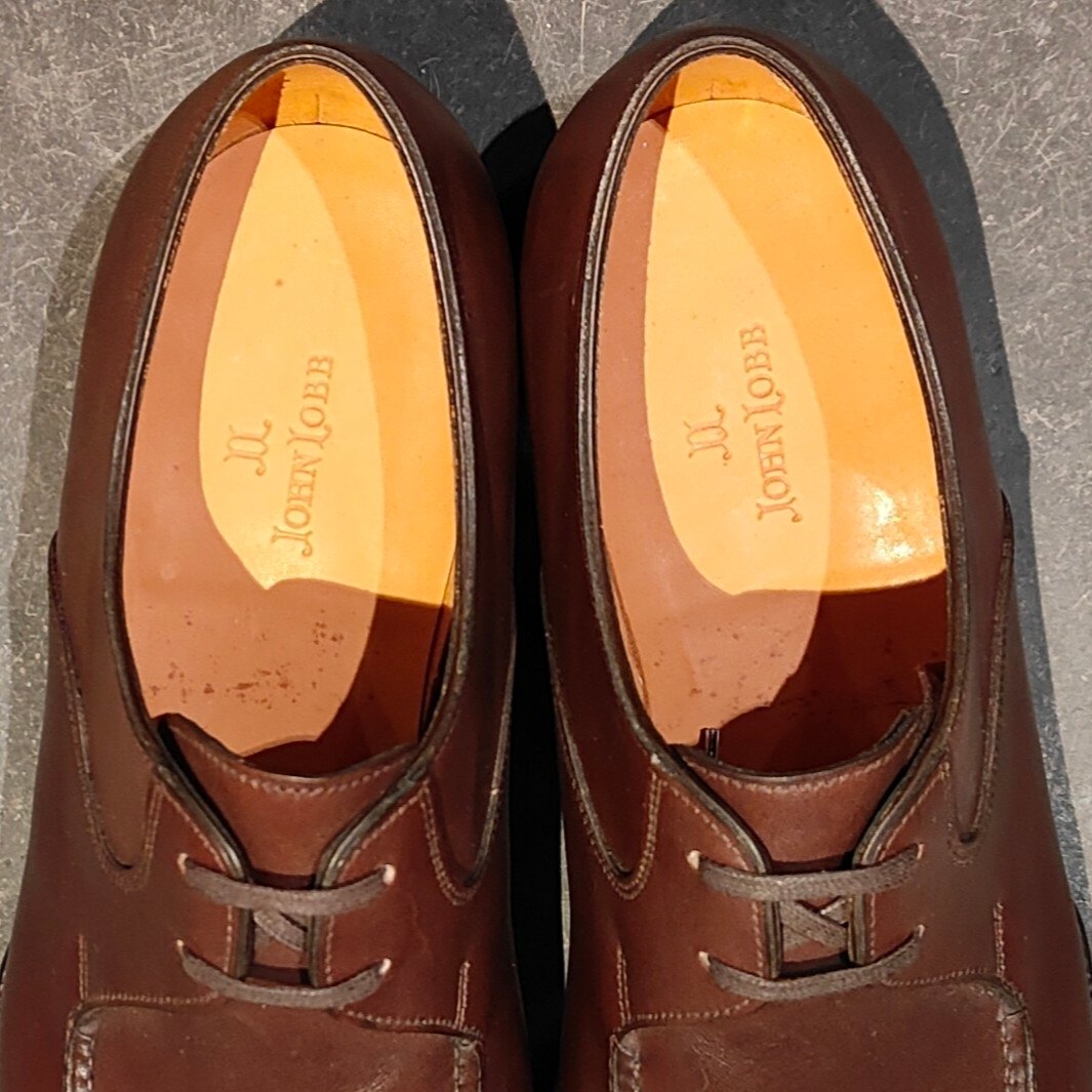 希少 新品未使用【JOHN LOBB】ジョンロブ ポートマン Uチップ カーフ ブラウン サイズUK6.5D 7000ラスト