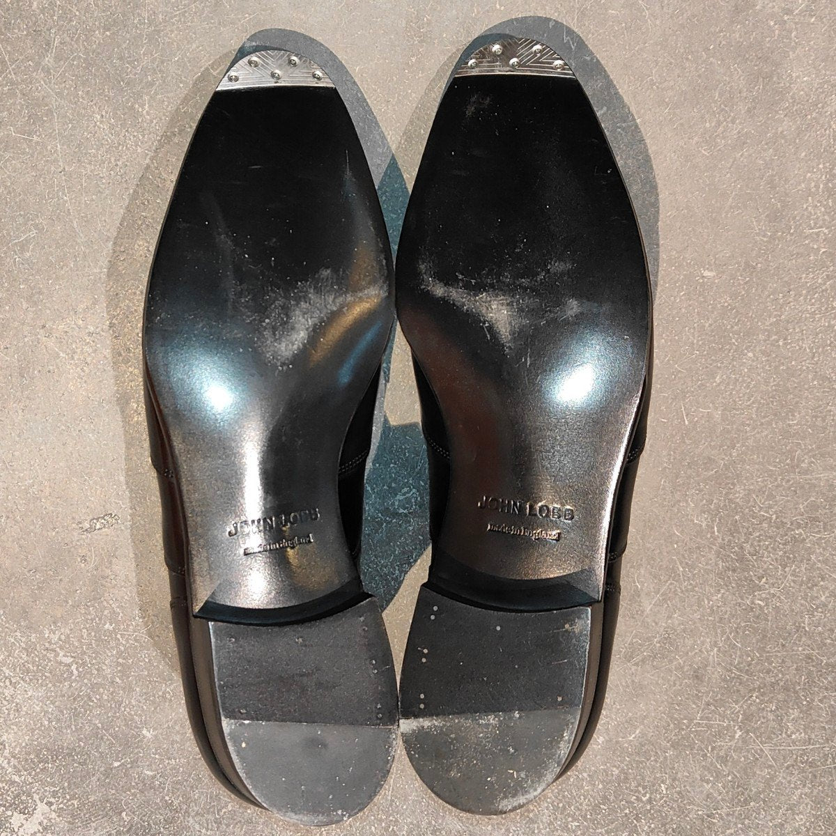 希少 新品未使用【JOHN LOBB】ジョンロブ ワーウィック 復刻モデル プレステージライン ブラインドブローグ カーフ ブラック サイズUK7E 7000ラスト