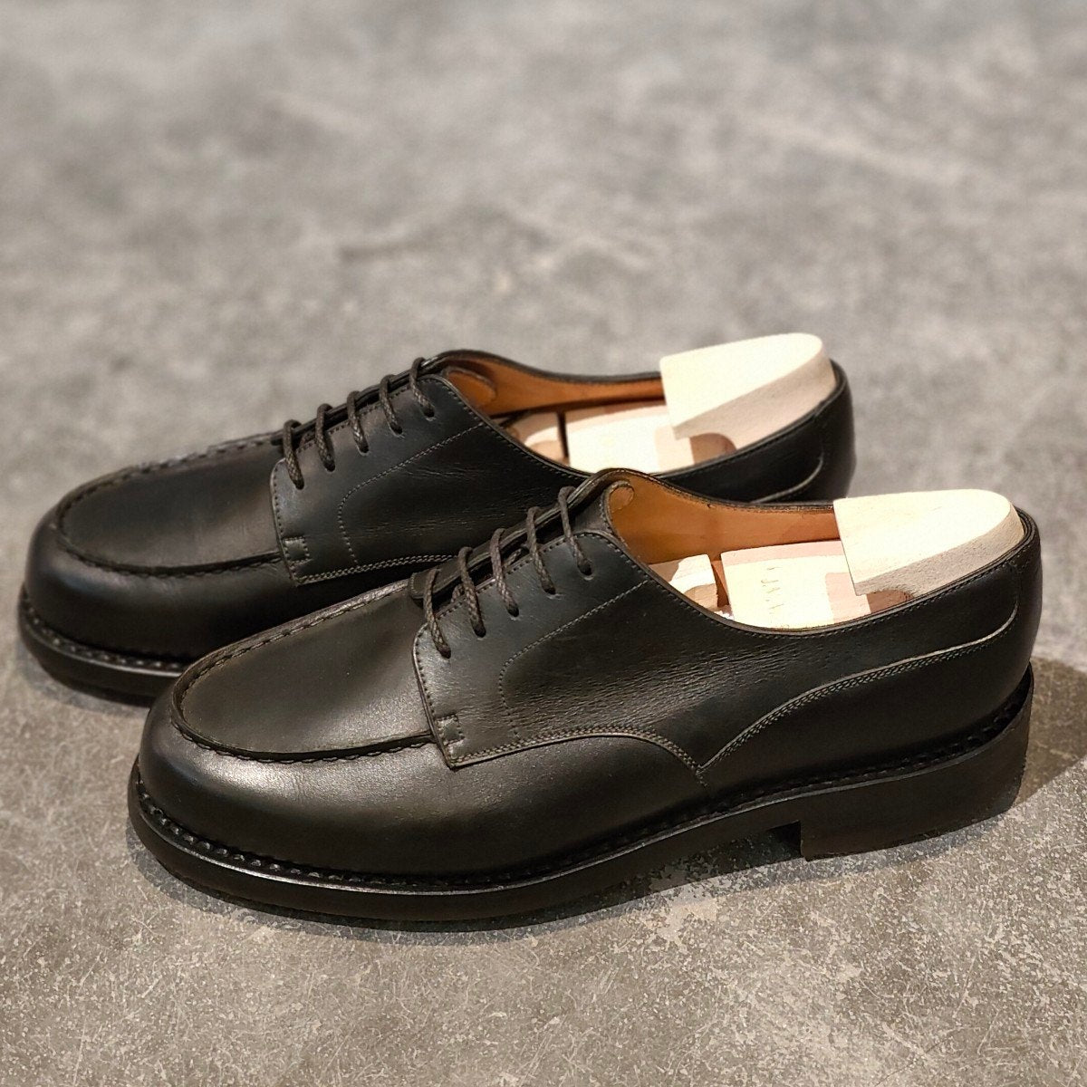 極美品 【J.M.WESTON】ジェイエムウエストン 641 ゴルフ Uチップ ボックスカーフ ブラック サイズ UK5.5D 31ラスト 参考定価￥176,000-