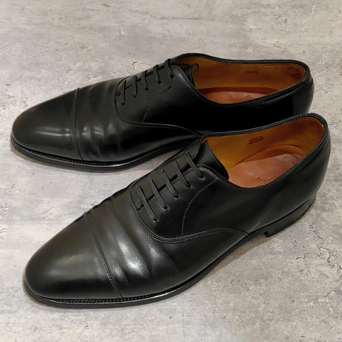 【JOHN LOBB】ジョンロブ シティ2 ストレートチップ カーフ ブラック サイズUK5.5E 7000ラスト