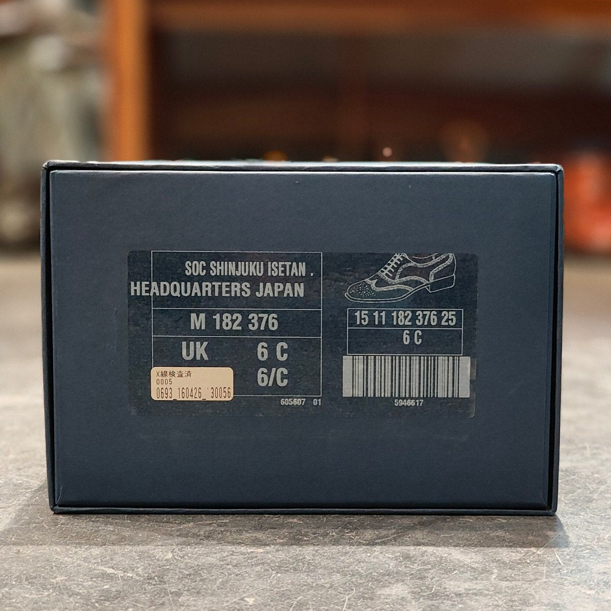 希少 極美品【J.M.WESTON】ジェイエムウエストン ISETAN別注 376 フルブローグ カーフ タンブラウン サイズ UK6C 11ラスト