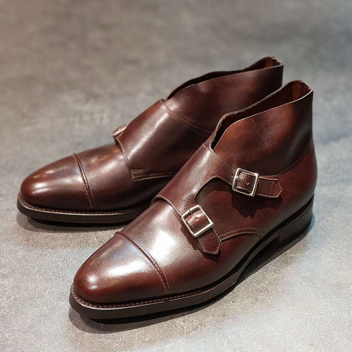 試着程度【JOHN LOBB】ジョンロブ ウィリアム2 ブーツ ミスティカーフ ダークブラウン サイズUK6.5E 9795Rラスト