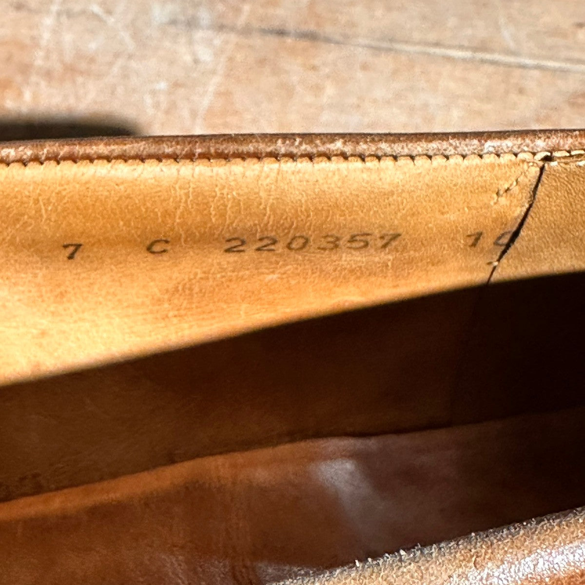 【J.M.WESTON】ジェイエムウエストン 180 シグニチャーローファー ボックスカーフ タンブラウン サイズUK7C 41ラスト