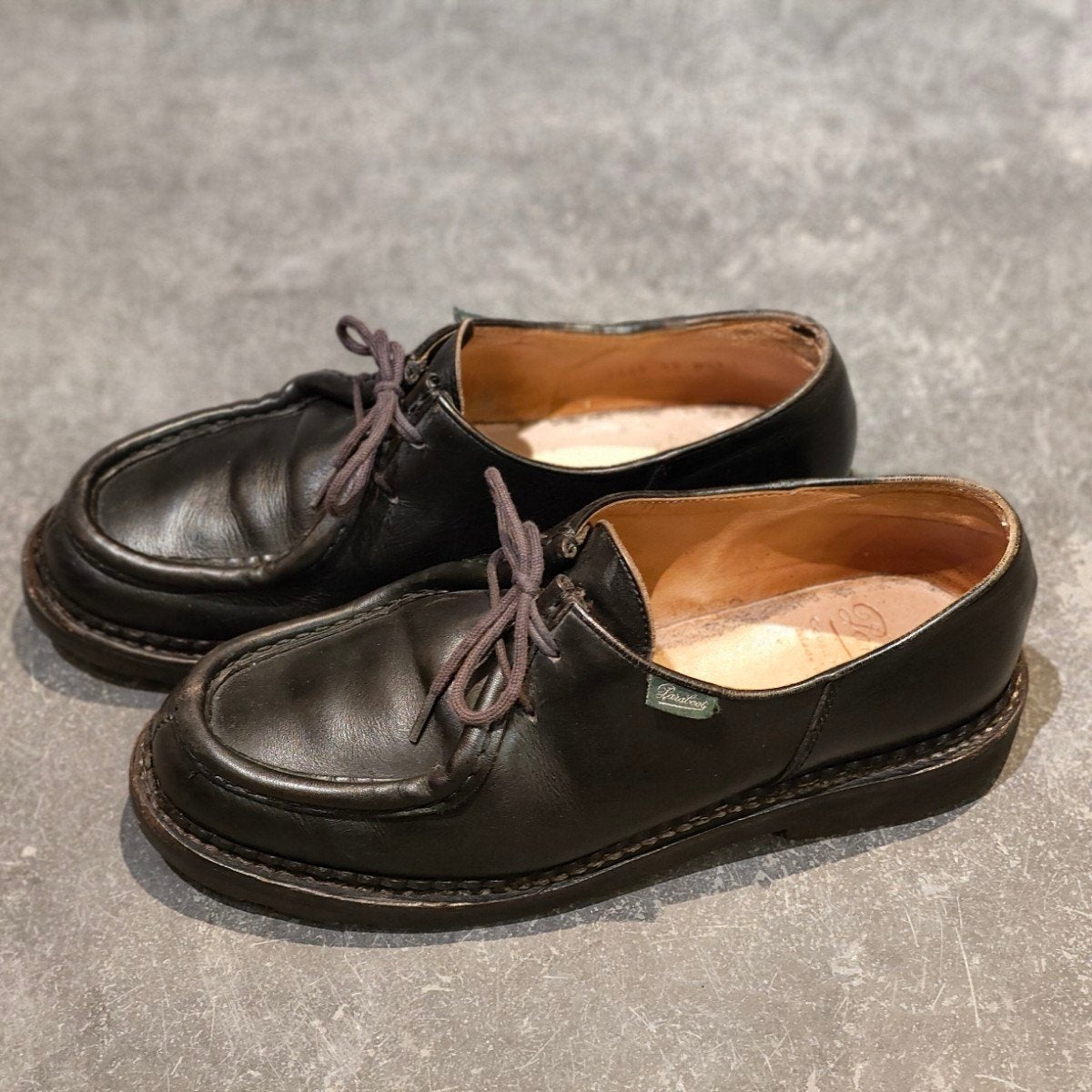【PARABOOT】パラブーツ ミカエル チロリアン リスレザー ブラック サイズ41