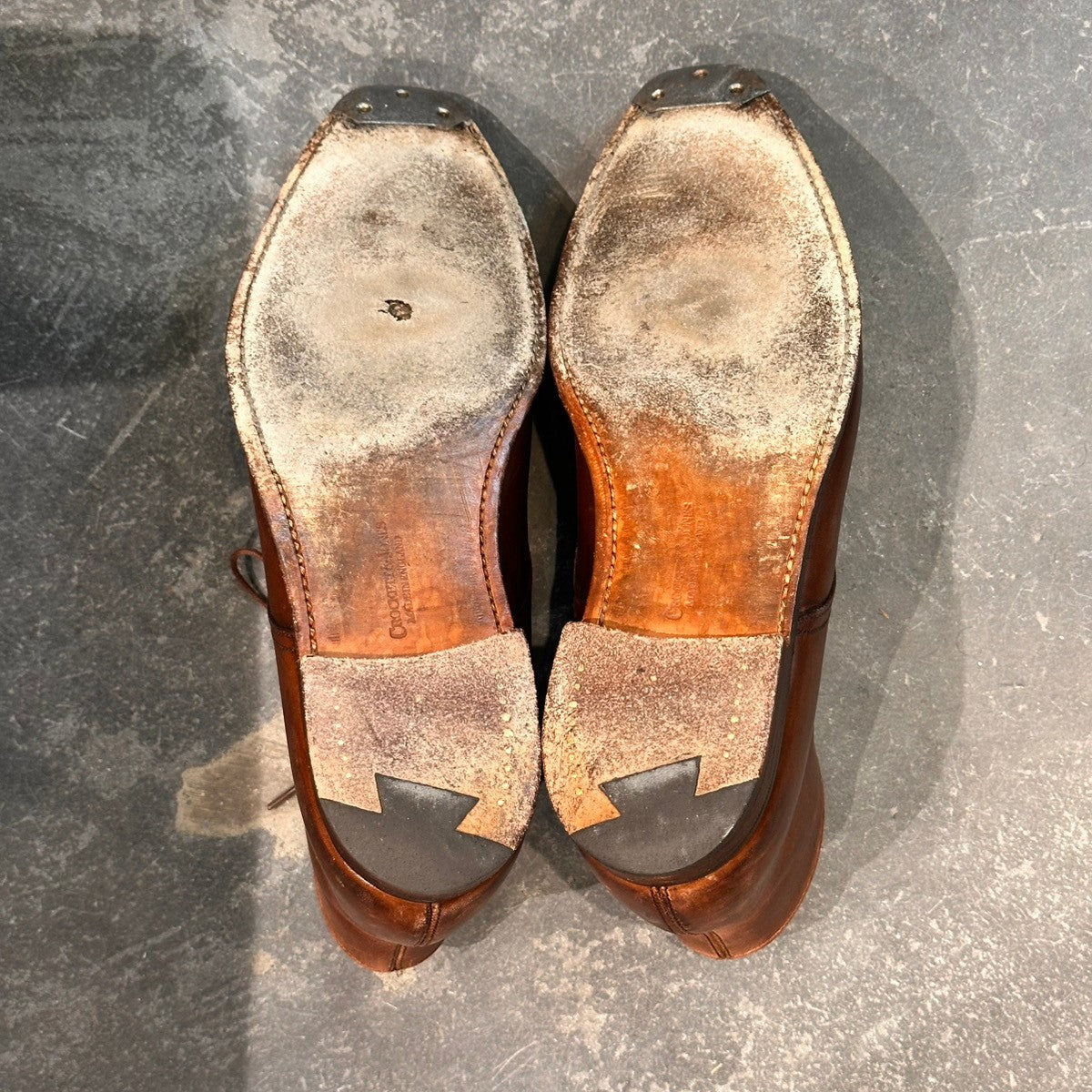 【Crockett & Jones】クロケット&ジョーンズ テットベリー チャッカブーツ カーフ ブラウン サイズUK6.5E 348ラスト