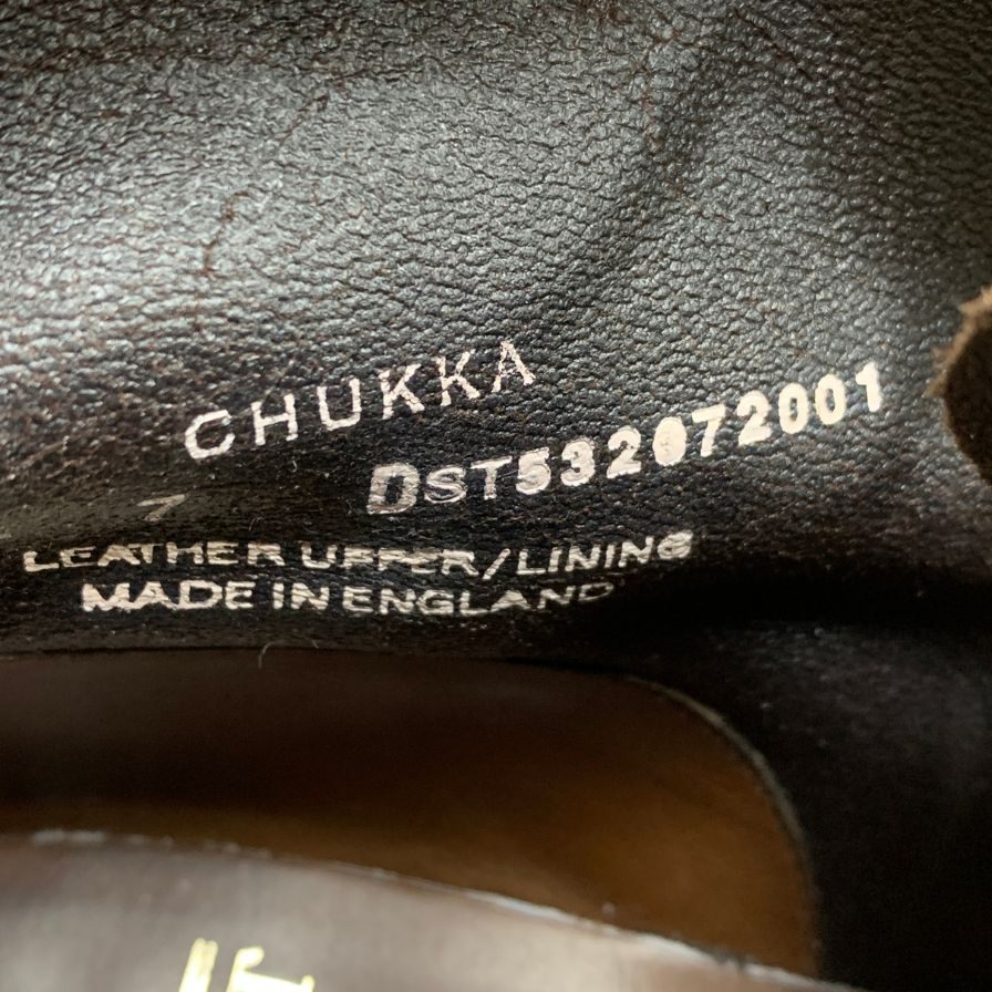 【CROKETT&JONES】クロケット&ジョーンズ  ブーツ スエード ブラウン（茶系） サイズ 7 ラスト