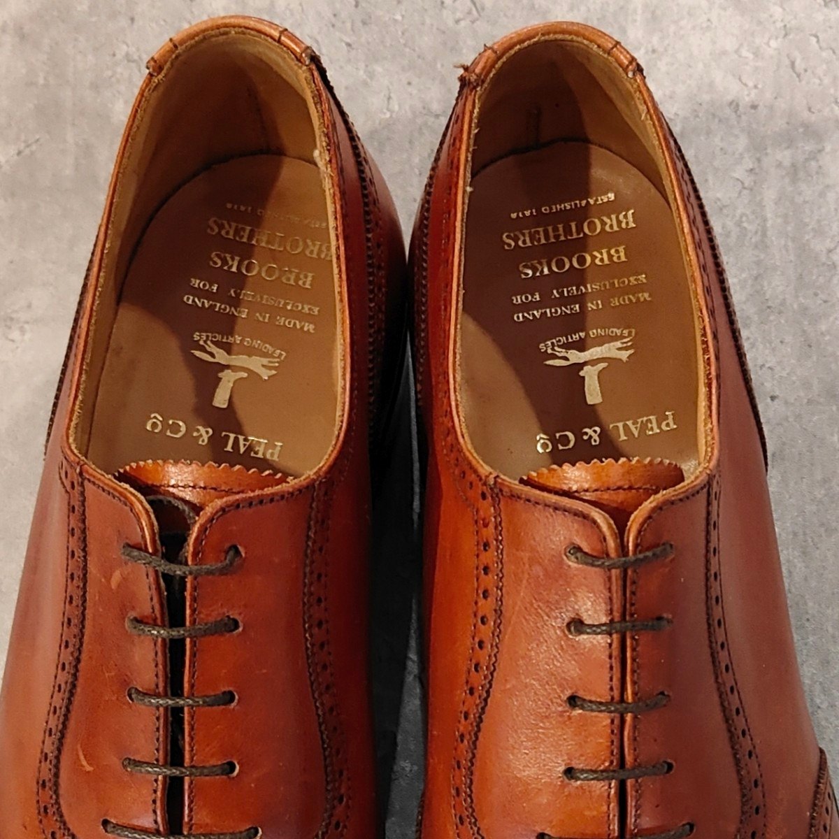 CROCKETT&JONES CLIFFORD ダークブラウン ウイングチップ 希少 美品【CROCKETT&JONES】クロケット＆ジョーンズ製 ブルックス