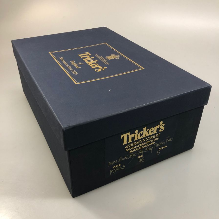 【Tricker's】トリッカーズ M7403 シングルモンク メンズ サイズ 7 ハーフ ブラック