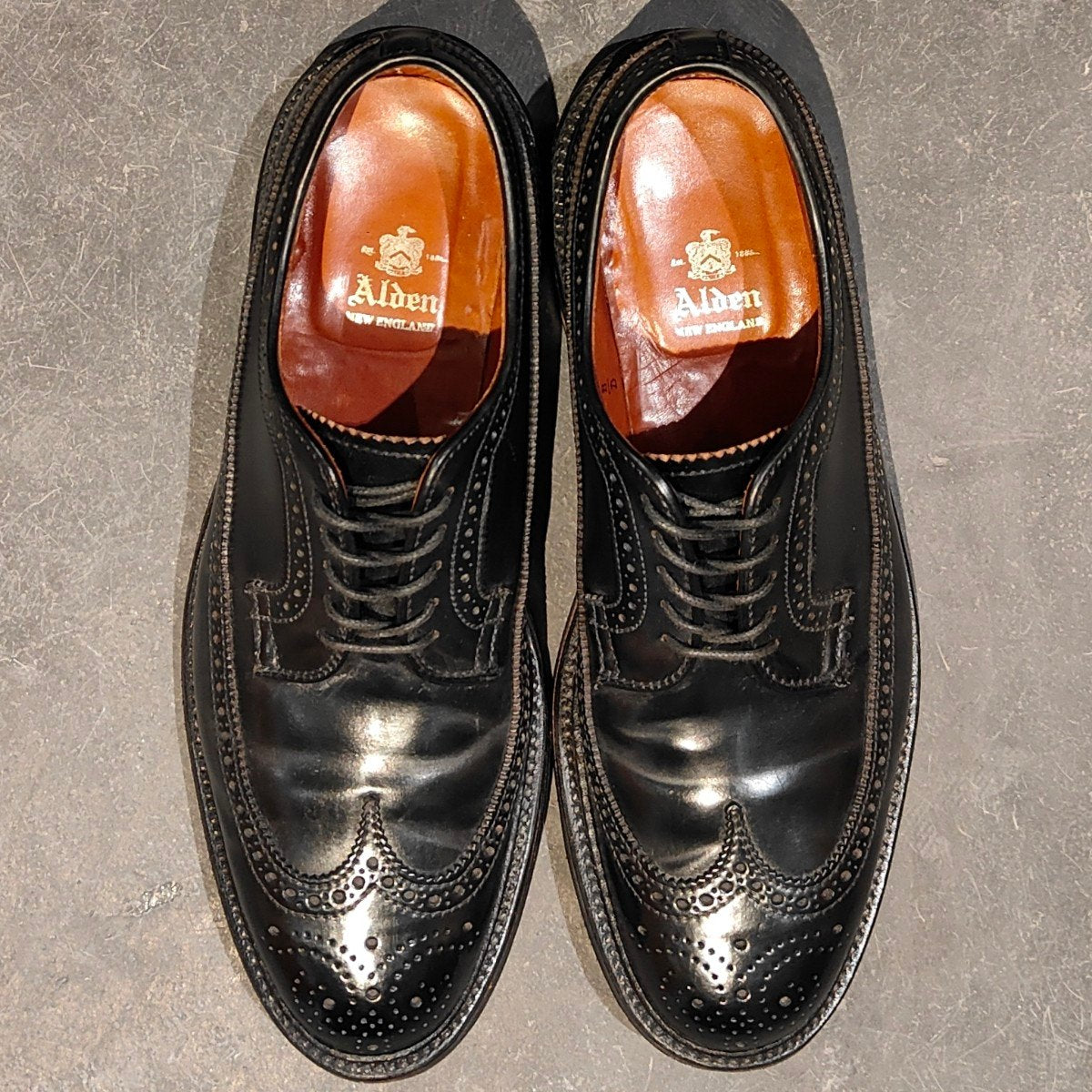 美品【ALDEN】オールデン 9751 LWB コードバン ブラック サイズ US10D