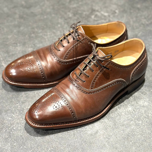 使用数回【SCOTCH GRAIN】スコッチグレイン 920 オデッサ カーフ ブラウン サイズ23.5cm