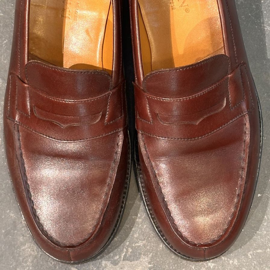 【J.M.WESTON】ジェイエムウエストン 180 ローファー カーフ ブラウン（茶系） サイズ UK5.5C ラスト