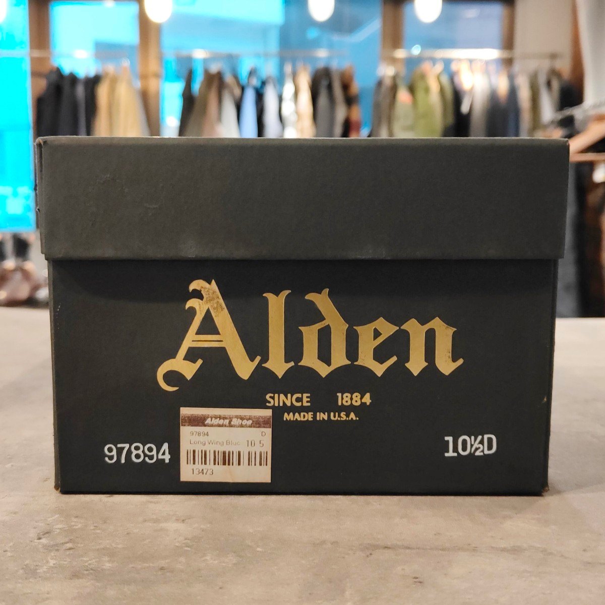 希少 未使用 【ALDEN】オールデン 97894 LWB コードバン シガー サイズ US10.5D バリーラスト