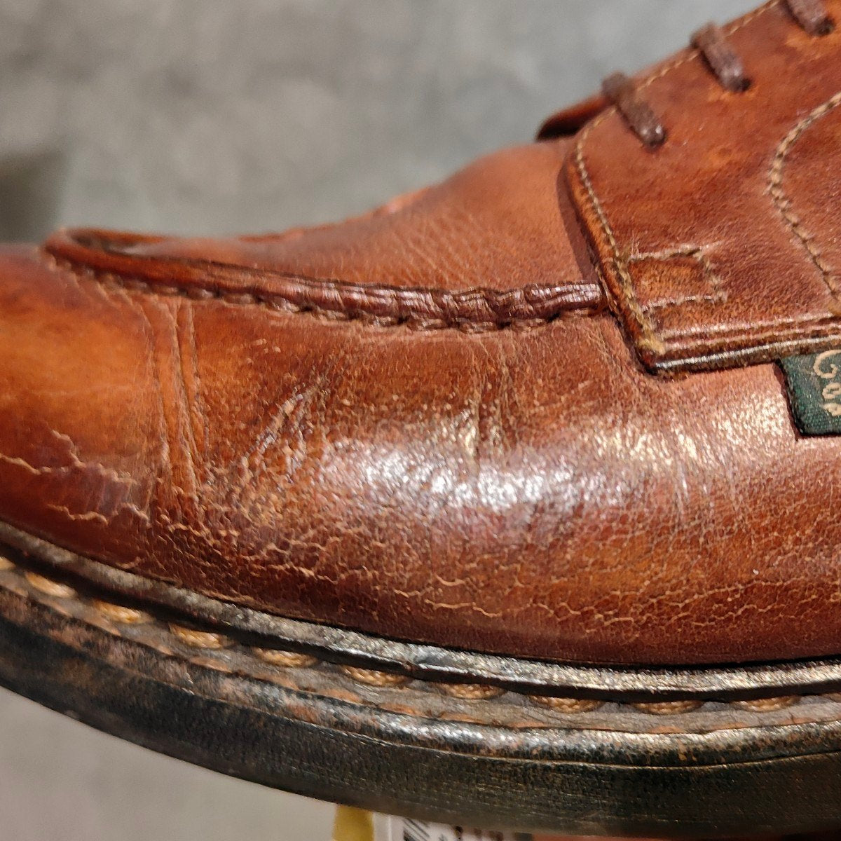 希少【Paraboot】パラブーツ シャンボード デカタグ Uチップ