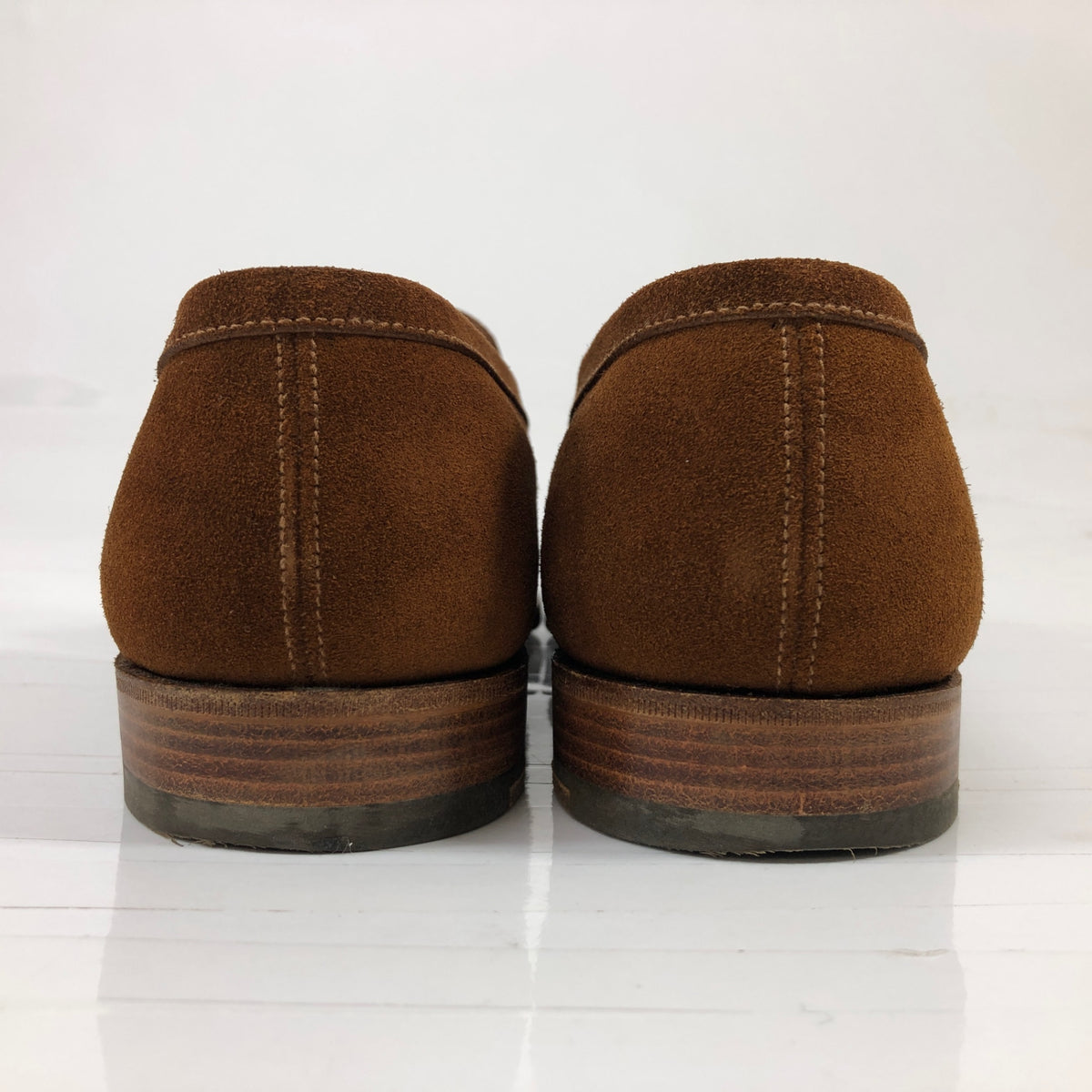 【J.M.WESTON】ジェイエムウエストン 180 スエード シグニチャーローファー ブラウン サイズ5D メンズ J.M.WESTON