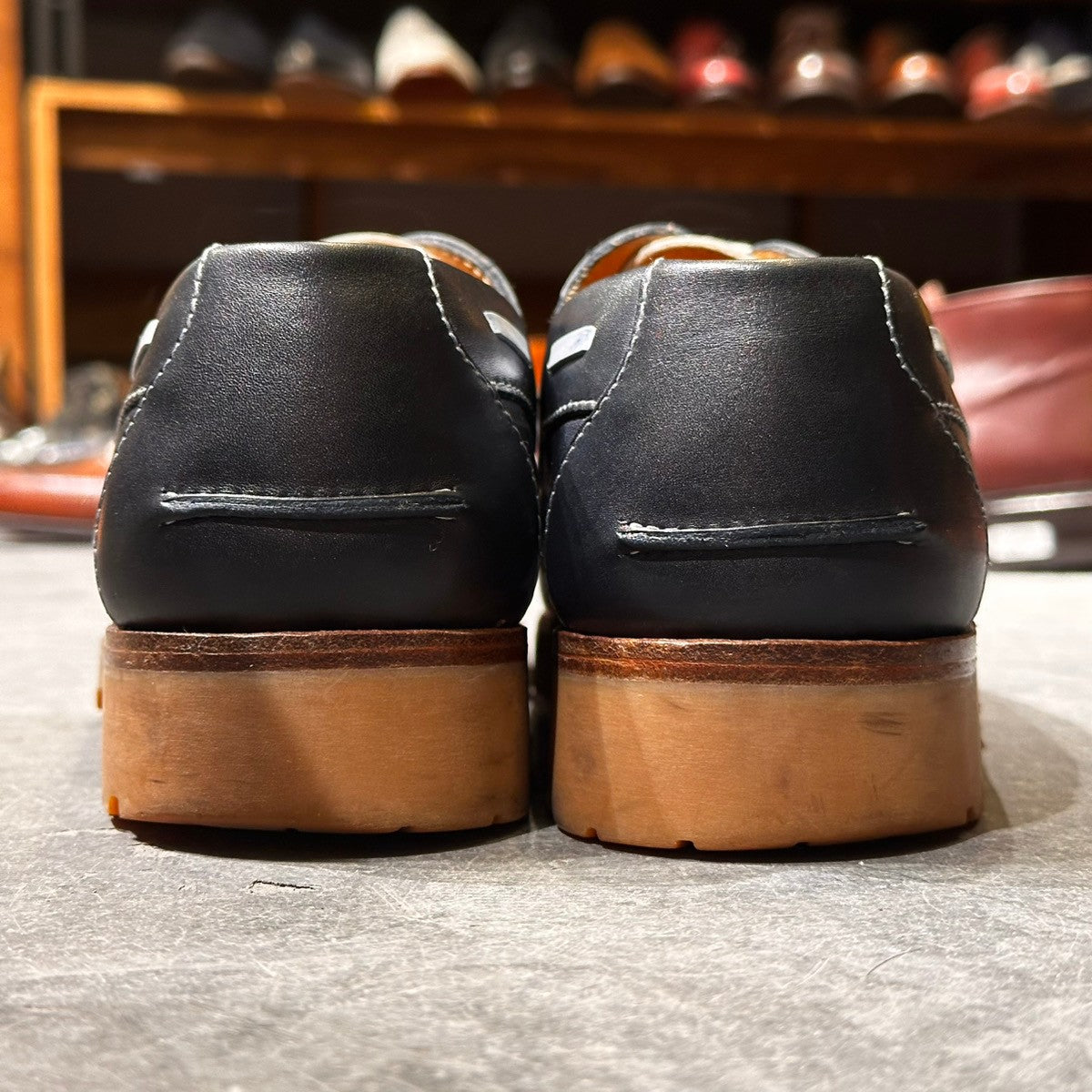 美品【J.M.WESTON】ジェイエムウエストン 690 ヨット ネイビーホワイト