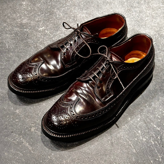 美品【ALDEN】オールデン 975 ユナイテッドアローズ別注 LWB コードバン ダークバーガンディ サイズUS6.5D バリーラスト