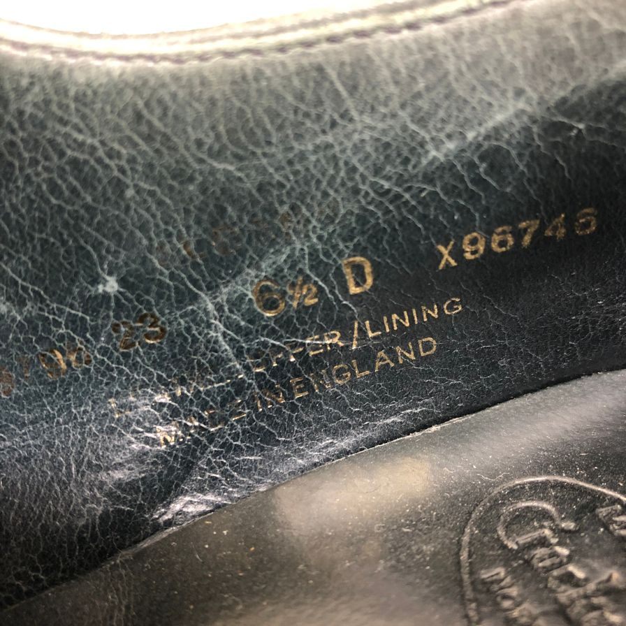 【オンライン限定】【Crockett & Jones Albany】クロケット&ジョーンズ アルバニー  ビジネスシューズ スエ－ド ネイビー（紺） サイズ - ラスト