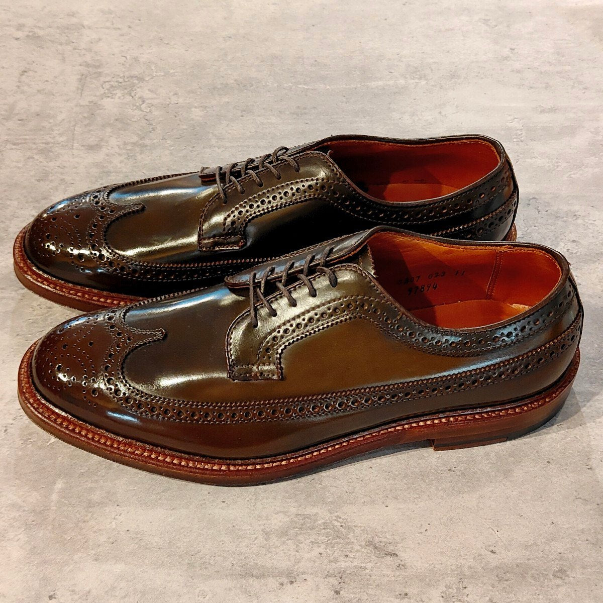 希少 未使用 【ALDEN】オールデン 97894 LWB コードバン シガー サイズ US10.5D バリーラスト
