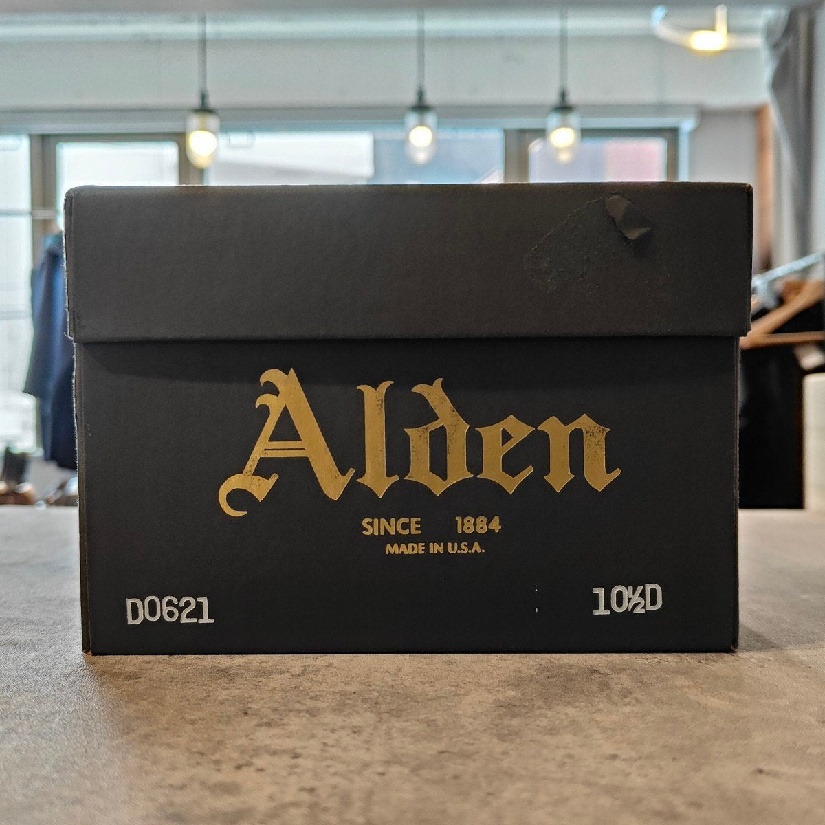 希少 未使用【ALDEN】オールデン モールデッドシュー別注 D0621 Vチップ コードバン シガー サイズUS10.5D モディファイドラスト