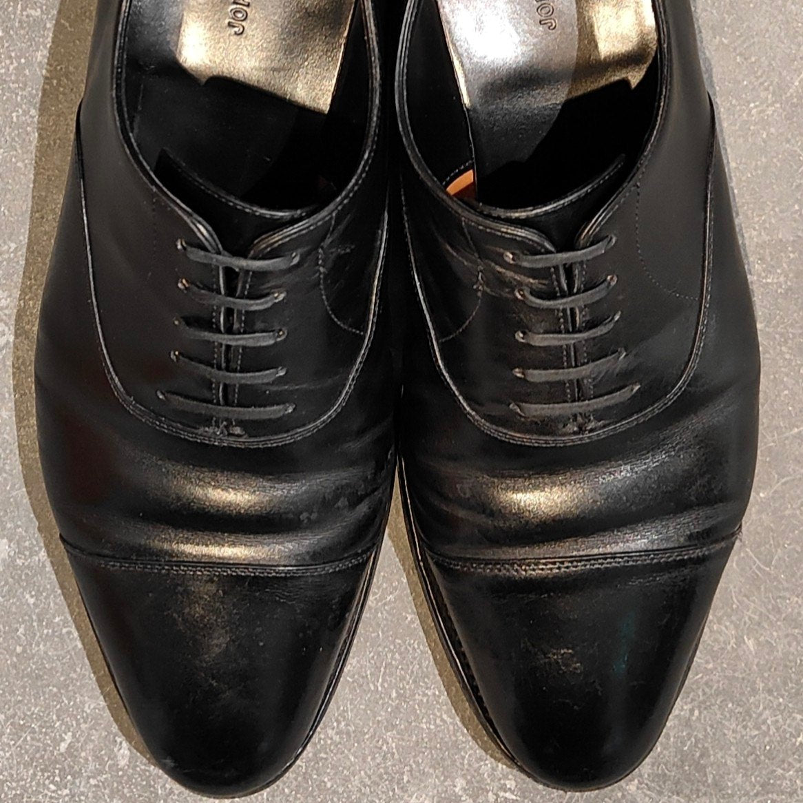 【JOHN LOBB】ジョンロブ シティ2 ストレートチップ カーフ ブラック サイズUK6EE 7000ラスト参考定価￥228,800-