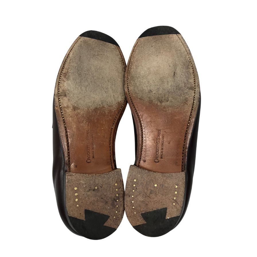 【CROCKETT&JONES】クロケット&ジョーンズ  ローファー  ブラウン（茶系） サイズ 7E ラスト