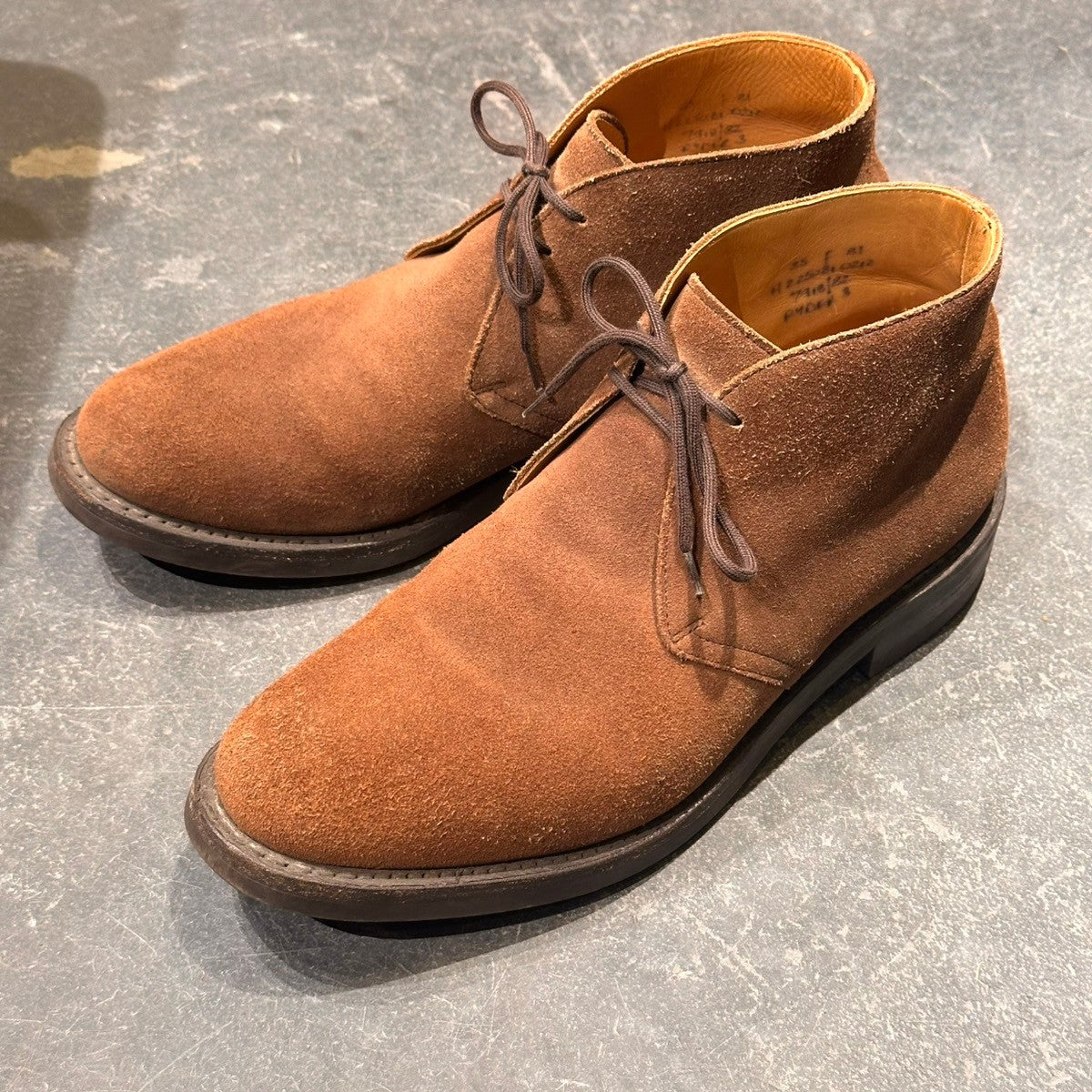 【Church's】チャーチ ライダー3 4都市 スエード ブラウン サイズUK85F 81ラスト