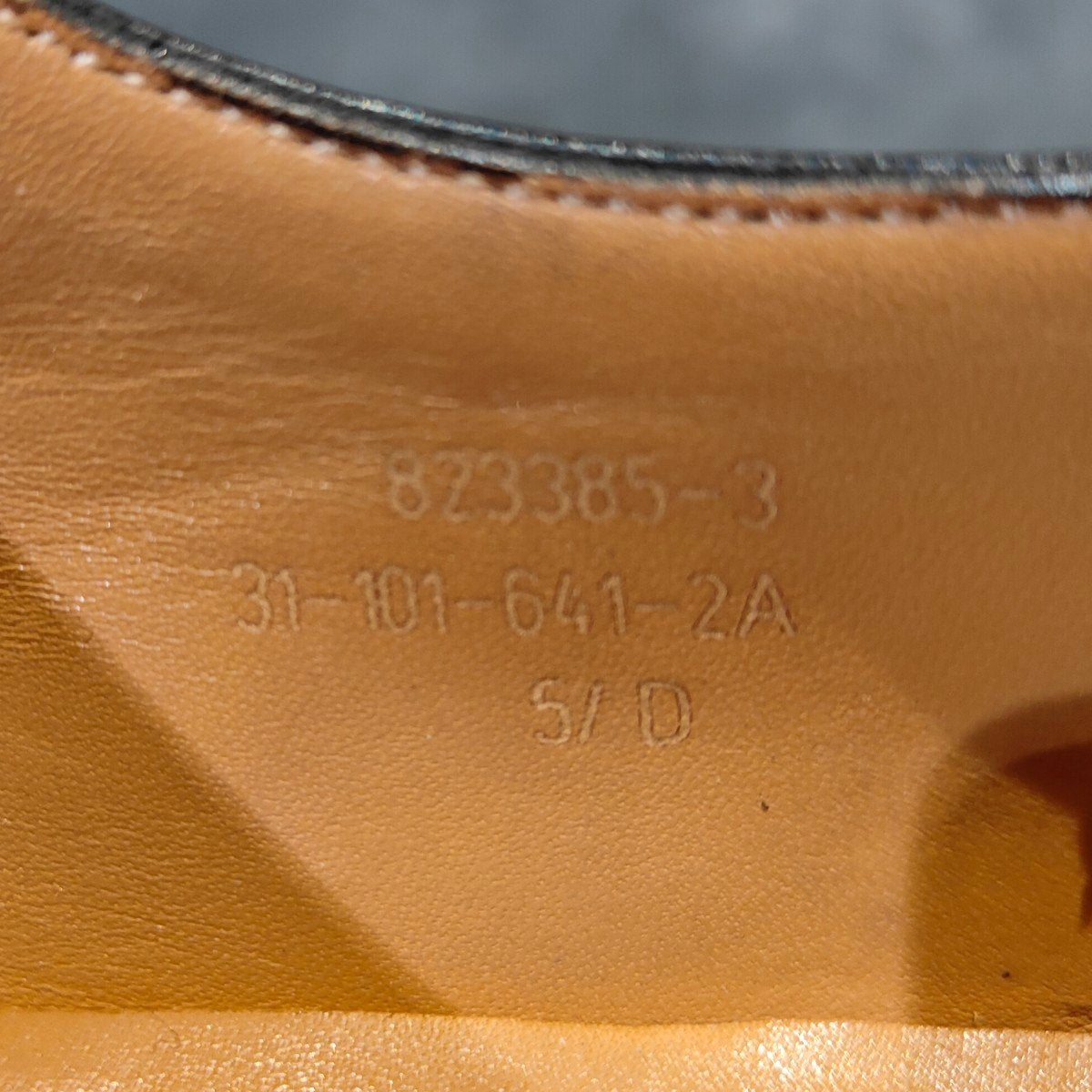 美品 【J.M.WESTON】ジェイエムウエストン 641 ゴルフ Uチップ ボックスカーフ ブラック サイズ UK5.5D 31ラスト 参考定価￥187,000-