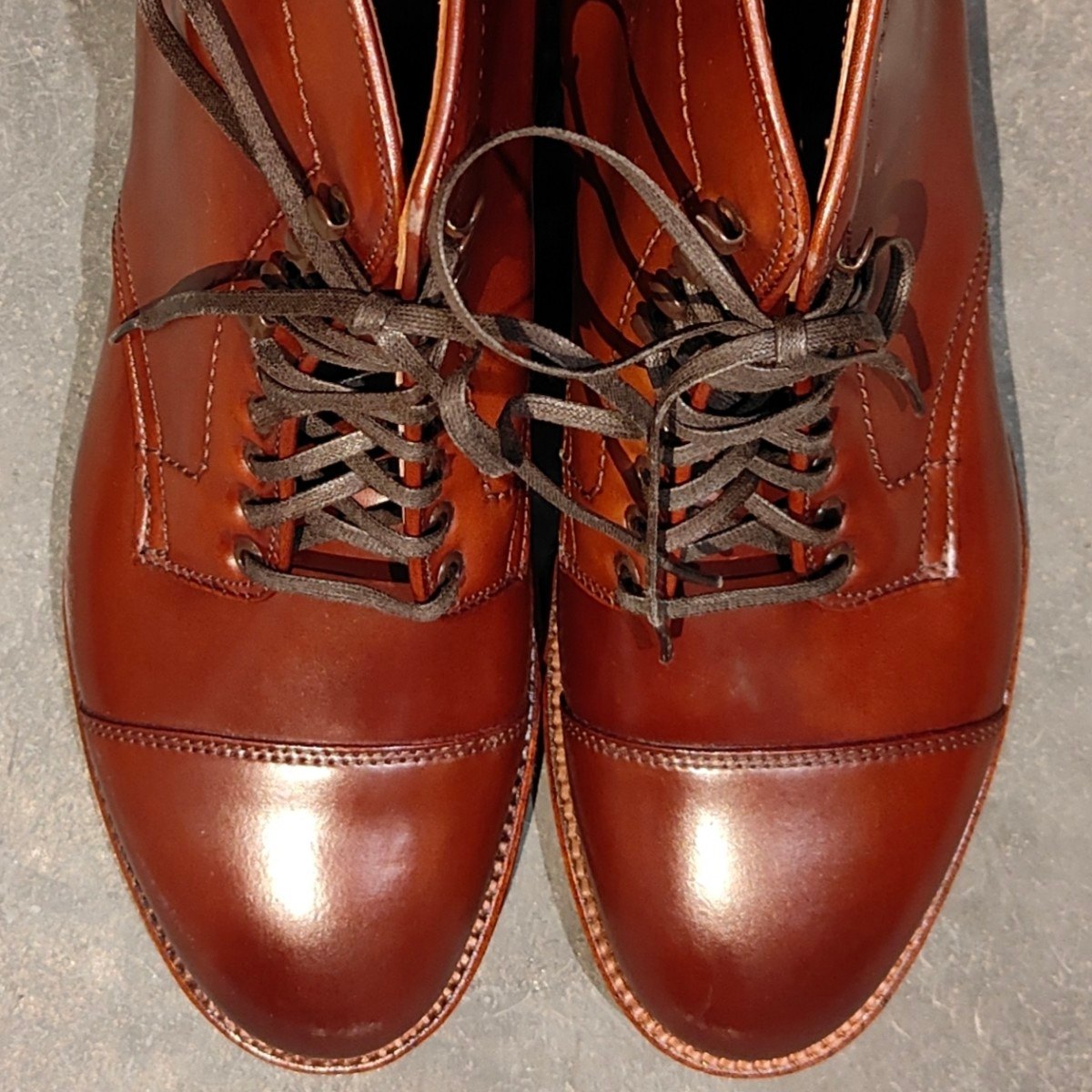 希少 新品未使用【ALDEN】オールデン 41834H キャップトゥブーツ コードバン ラベロ US7.5D モディファイドラスト