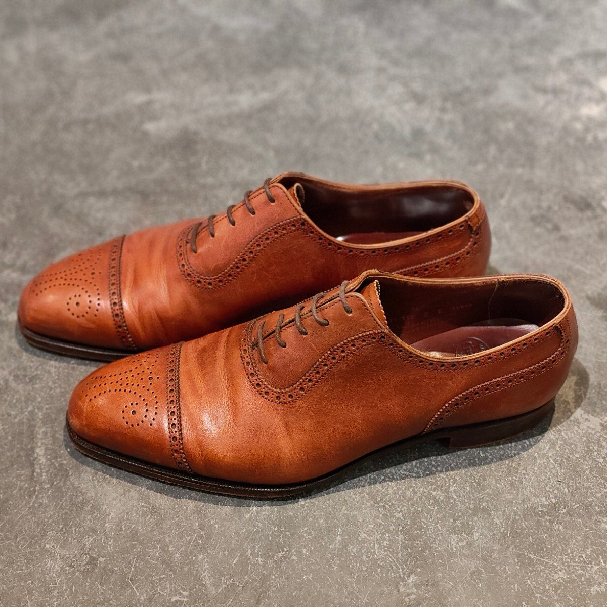 CROCKETT&JONES】クロケット＆ジョーンズ アルビオン セミブローグ