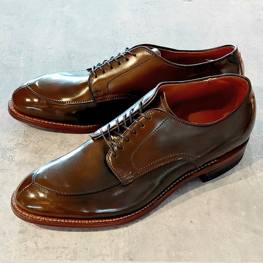 希少 未使用【ALDEN】オールデン モールデッドシュー別注 D0621 Vチップ コードバン シガー サイズUS10.5D モディファイドラスト